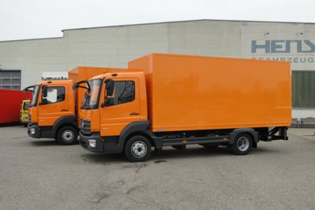 Kofferaufbau - Rösner Backstube, Ort/Kunde: Rösner Backstube, Fahrzeug: MB Atego 816 4x2, Typ: Kofferaufbau