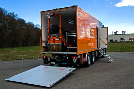 Werkstattwagen - Deiser Bau, Ort/Kunde: Deiser Bau GmbH, Fahrzeug: MB Actros 2540L 6x2 Radstand 4900, Typ: Kofferaufbau