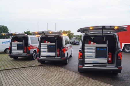 3x MZF Ordnungsamt Köln, Ort/Kunde: Stadt Köln, Fahrzeug: VW T6.1 Flachdach, Typ: MZF-MTW-MTF