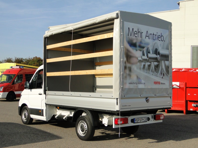 HENSEL Fahrzeugbau - Plane - Spriegelaufbau - Hettinger Autohaus MAR, Kunde: Autohaus Hettinger GmbH