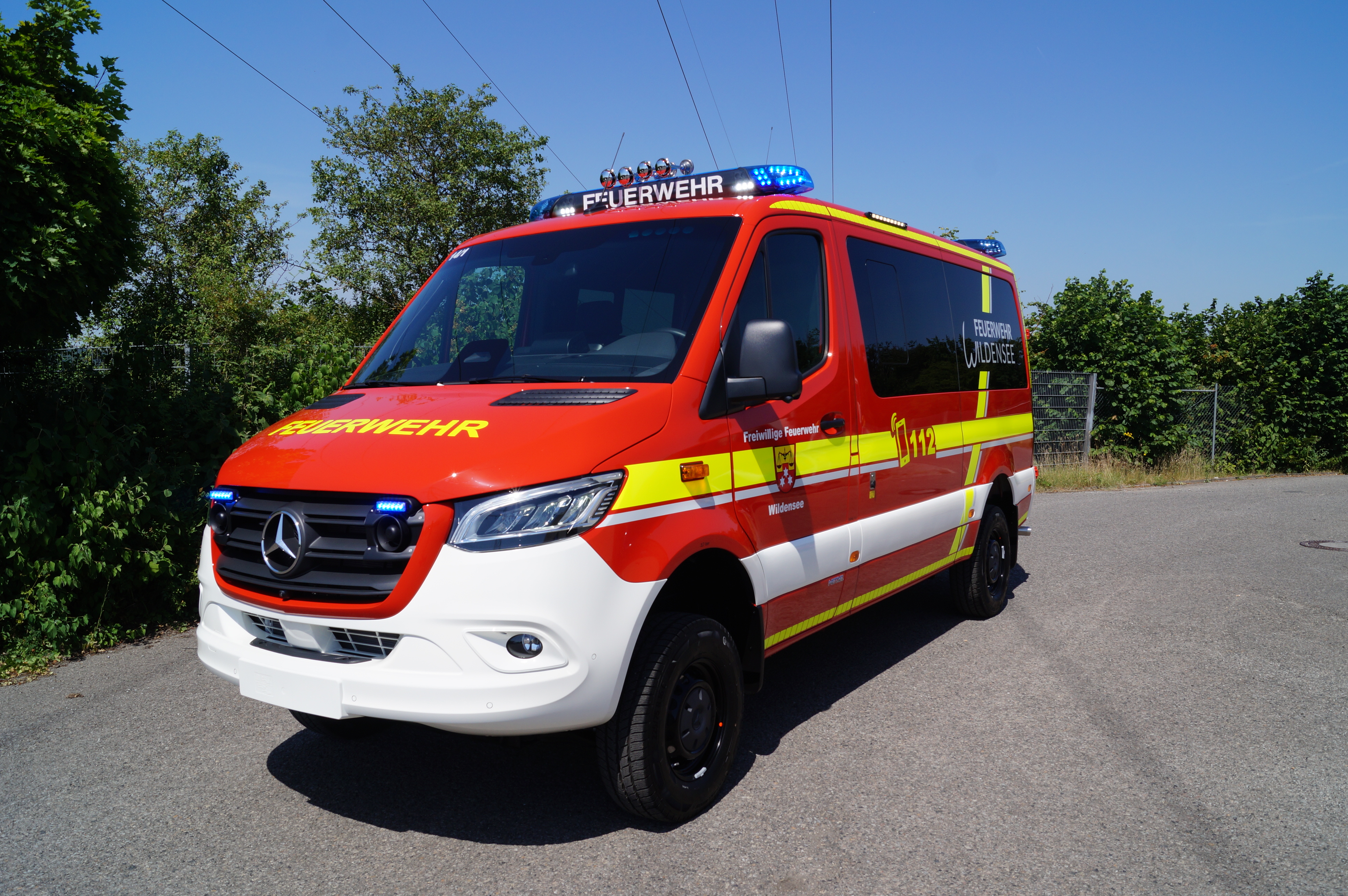MTW - Eschau (FW Wildensee), Ort/Kunde: Markt Eschau, Fahrzeug: MB Sprinter (3665) 4x4 FD, Typ: MZF-MTW-MTF - HENSEL Fahrzeugbau - Auslieferung Kundenfahrzeug