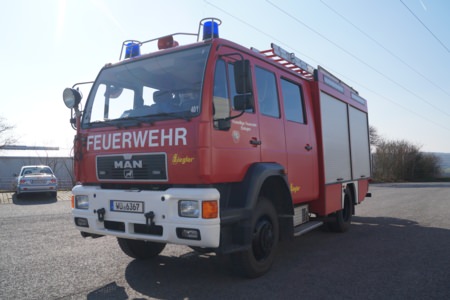 Nachrüstung Auszug für Aggregat - Eisingen, Ort/Kunde: Eisingen, Fahrzeug: MAN LF 16, Typ: Reparatur - HENSEL Fahrzeugbau - Auslieferung Kundenfahrzeug