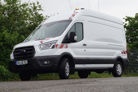 Sortimo Ausbau Bauhof Uettingen, Ort/Kunde: Bauhof Uettingen, Fahrzeug: Ford Transit L3 H3, Typ: Ausbau - HENSEL Fahrzeugbau - Auslieferung Kundenfahrzeug