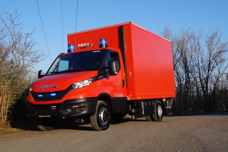 GW-L1 - Airbus Ottobrunn, Ort/Kunde: Airbus Ottobrunn, Fahrzeug: IVECO Daily, Typ: GW-L1 - HENSEL Fahrzeugbau - Auslieferung Kundenfahrzeug