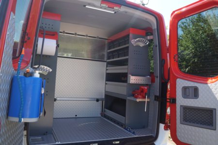 Umbau Kastenwagen - Kupferzell, Ort/Kunde: Gemeindeverwaltung Kupferzell, Fahrzeug: VW Crafter, Typ: Ausbau