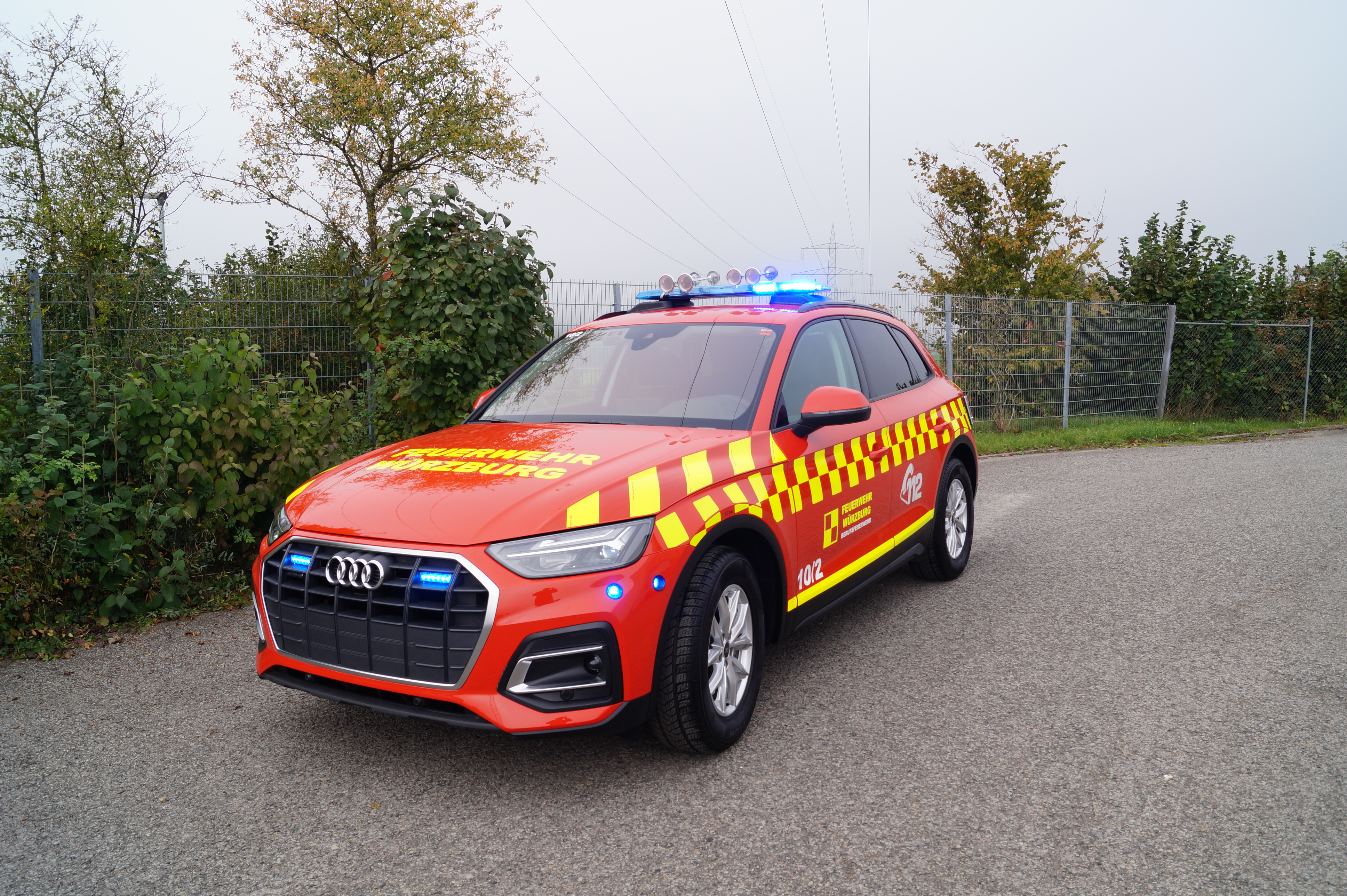 KdoW - Würzburg BF, Ort/Kunde: Stadt Würzburg, Fahrzeug: Audi Q5, Typ: Kommandowagen - HENSEL Fahrzeugbau - Auslieferung Kundenfahrzeug