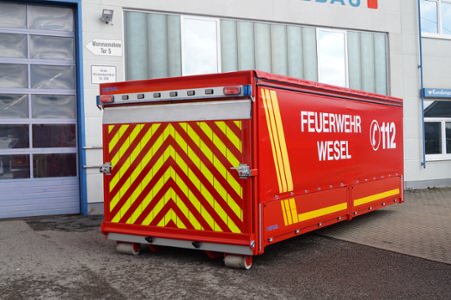 AB-Logistik Wesel, Ort/Kunde: Feuerwehr Wesel, Fahrzeug: , Typ: Abrollbehaelter