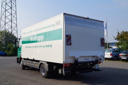 Kofferaufbau - Fa. Wallrapp, Ort/Kunde: Roland Wallrapp, Fahrzeug: MB Atego 818 l 4x2 Radstand 3620, Typ: Kofferaufbau