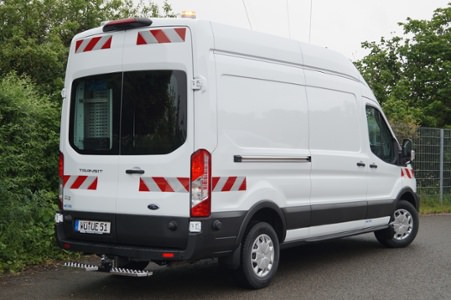 Sortimo Ausbau Bauhof Uettingen, Ort/Kunde: Bauhof Uettingen, Fahrzeug: Ford Transit L3 H3, Typ: Ausbau