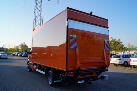 Kofferaufbau - Team Orange, Ort/Kunde: Team Orange, Fahrzeug: VW Crafter 50 Radstand 4325, Typ: Kofferaufbau