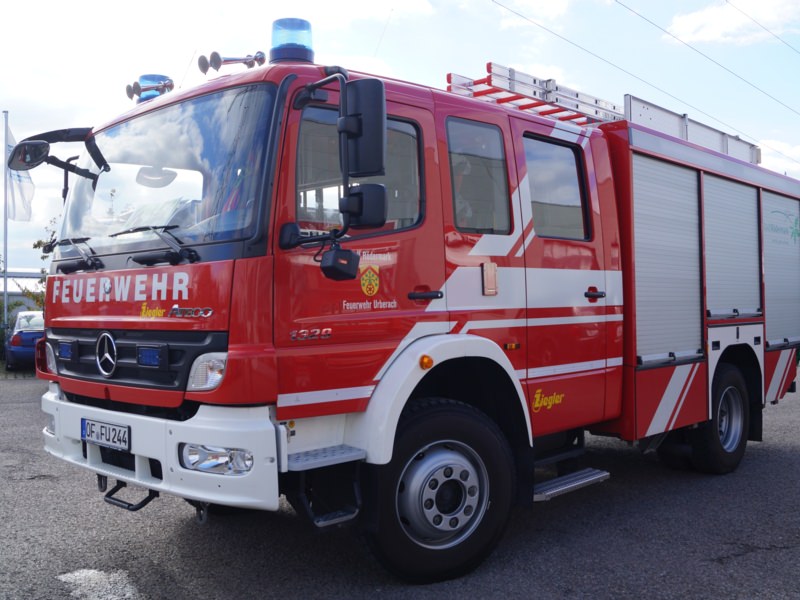 Nachrüstung Manövrierscheinwerfer - Rödermark, Ort/Kunde: Rödermark, Fahrzeug: MB Atego, Typ: Reparatur - HENSEL Fahrzeugbau - Auslieferung Kundenfahrzeug