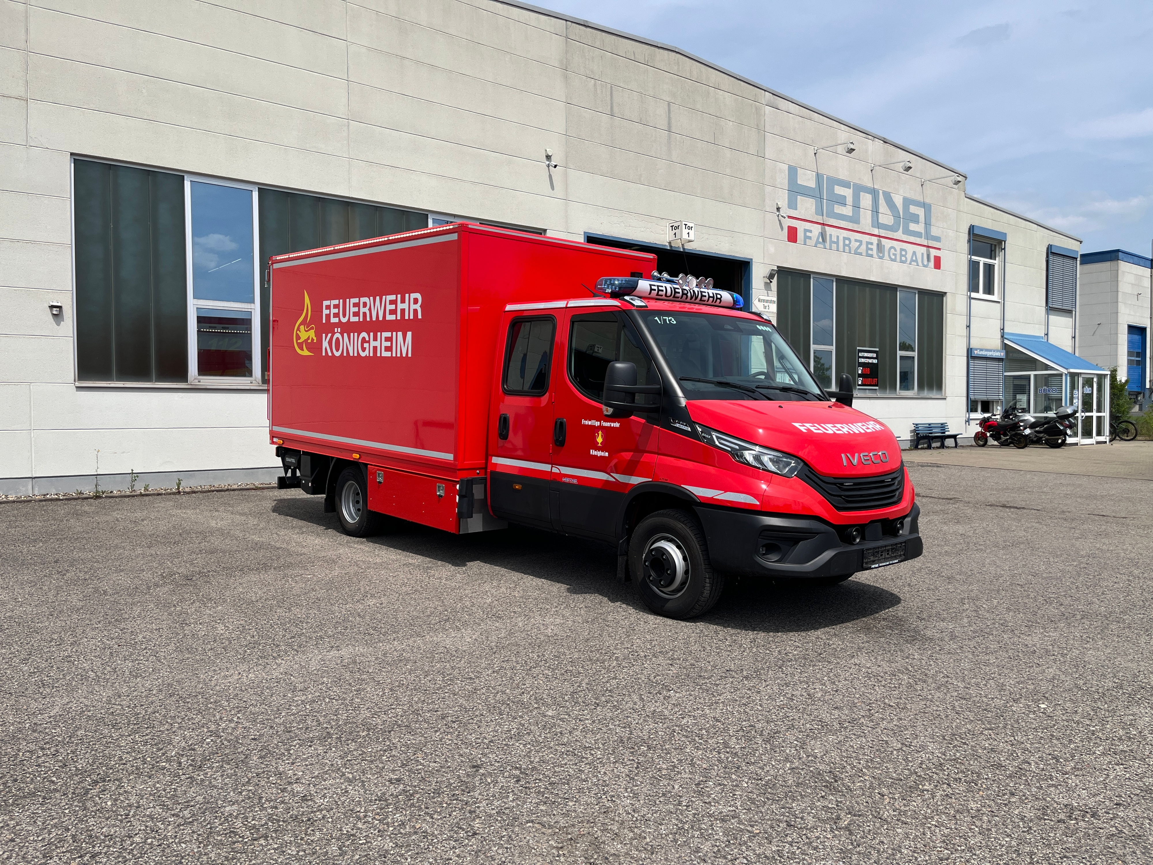 HENSEL Fahrzeugbau Auslieferungsfoto