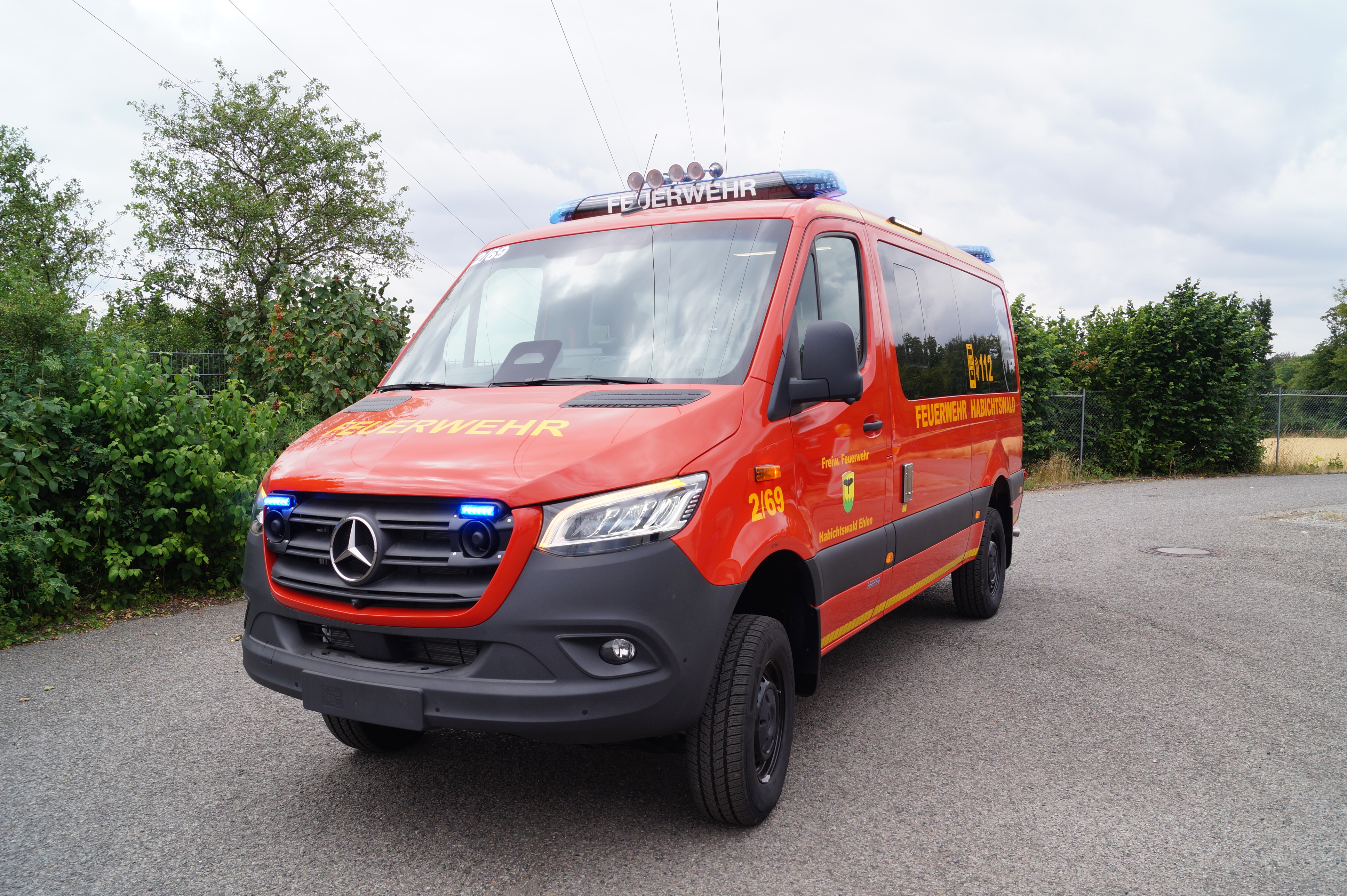 MTW - Habichtswald, Ort/Kunde: Gemeinde Habichtswald, Fahrzeug: MB Sprinter (3665) 4x4 FD, Typ: MZF-MTW-MTF - HENSEL Fahrzeugbau - Auslieferung Kundenfahrzeug