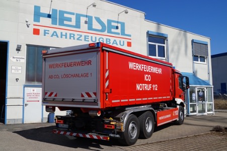 WLF + AB-CO2 Löschanlage  Mainsite WF, Ort/Kunde: Mainsite GmbH & Co. KG, Fahrzeug: Mercedes Benz Trucks  Actros 2536 6 X 2, Typ: WLF