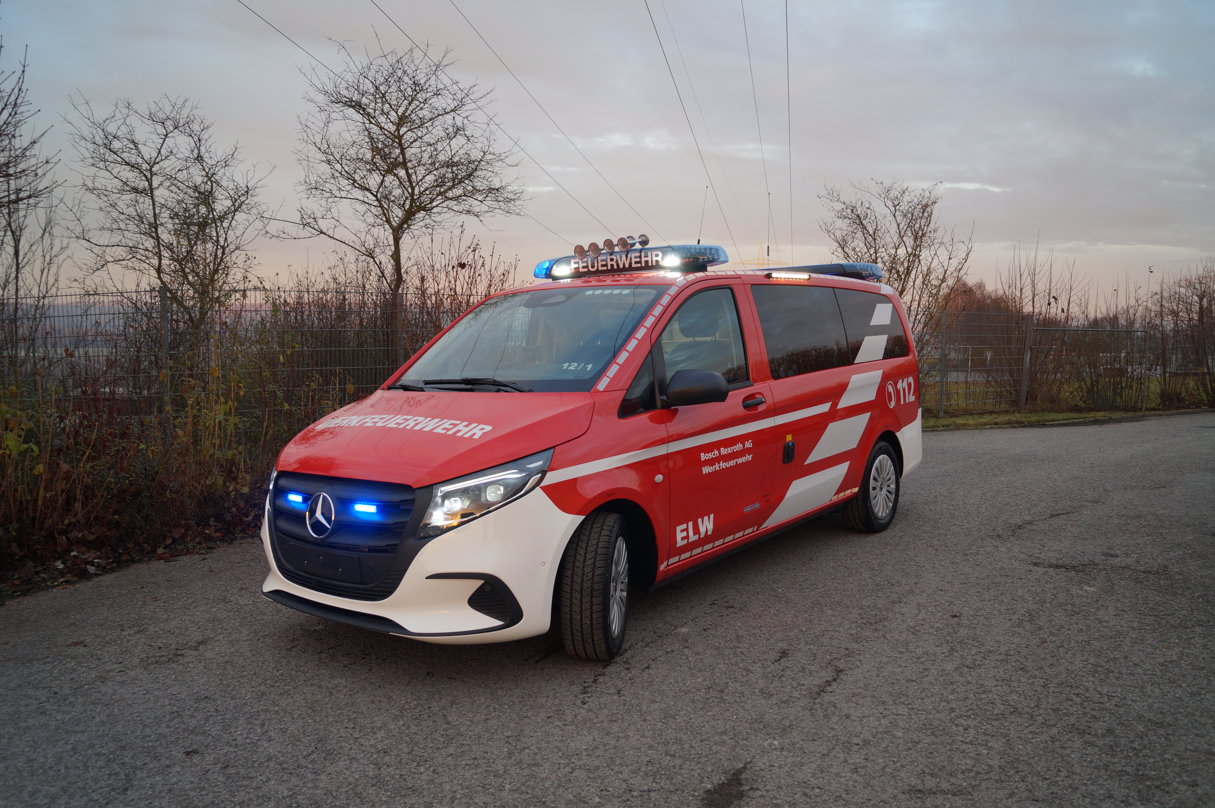 ELW 1 Mini - Bosch Rexroth, Ort/Kunde: Bosch Rexroth AG, Fahrzeug: MB Vito 119 Tourer 3200, Typ: ELW1-Mini - HENSEL Fahrzeugbau - Auslieferung Kundenfahrzeug