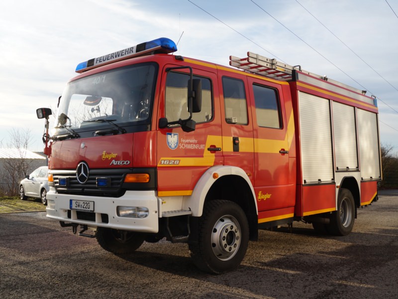 Montage angelieferte Einspeisung - Schweinfurt, Ort/Kunde: Schweinfurt, Fahrzeug: MB Atego 1628, Typ: Reparatur - HENSEL Fahrzeugbau - Auslieferung Kundenfahrzeug