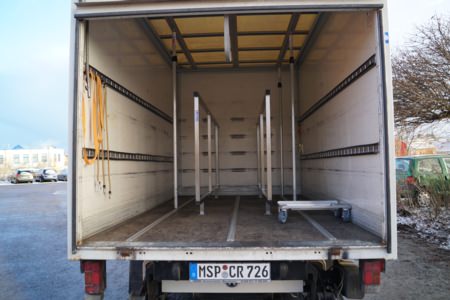 Ladungssicherung - Backspiel, Zellingen, Ort/Kunde: Backspiel Jäger, Fahrzeug: VW Crafter, Typ: Kofferaufbau