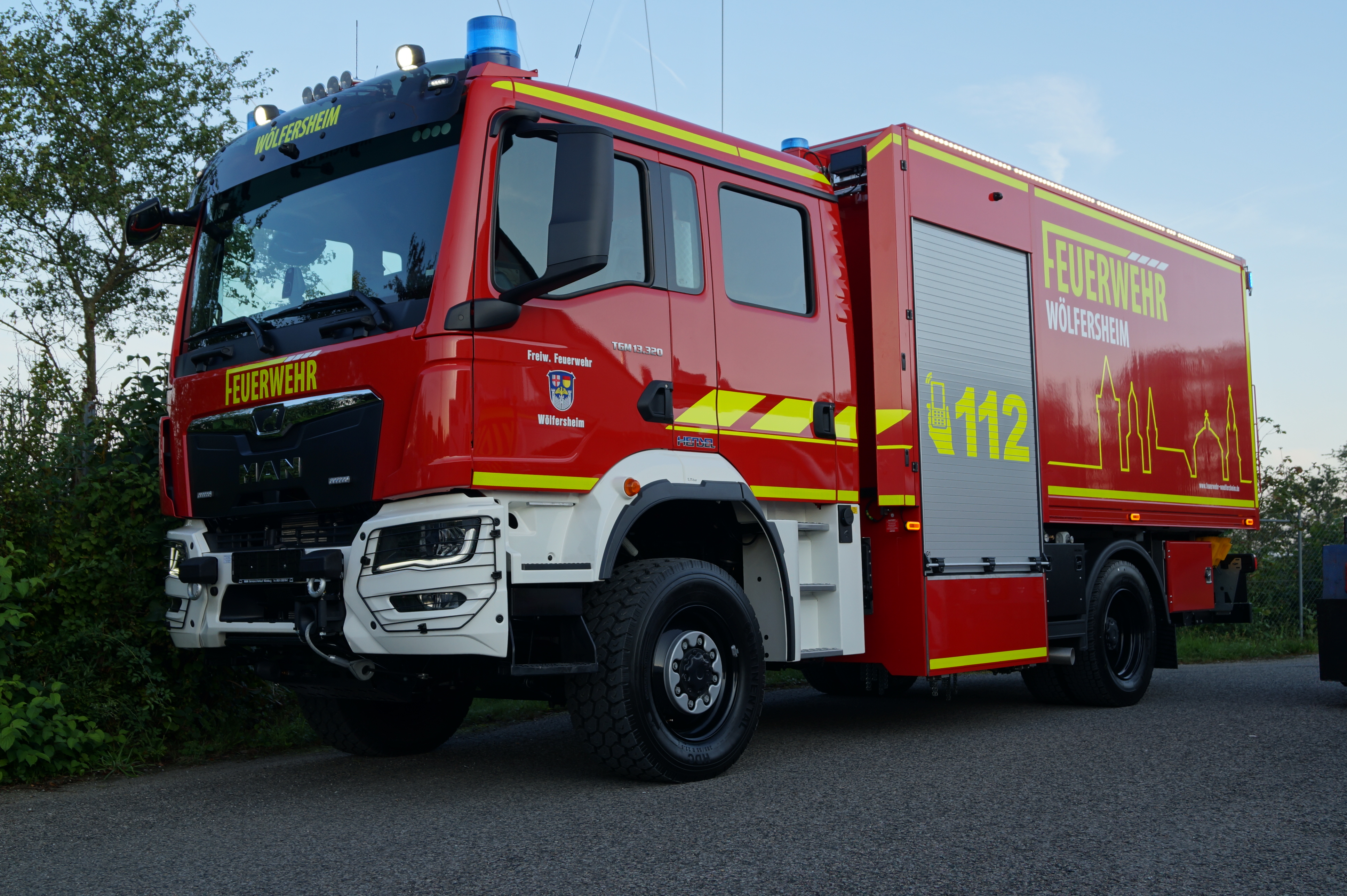 GW-L2 - Wölfersheim, Ort/Kunde: Gemeinde Wölfersheim, Fahrzeug: MAN TGM 13.320 4x4 BL CH, Typ: GW-L2 - HENSEL Fahrzeugbau - Auslieferung Kundenfahrzeug