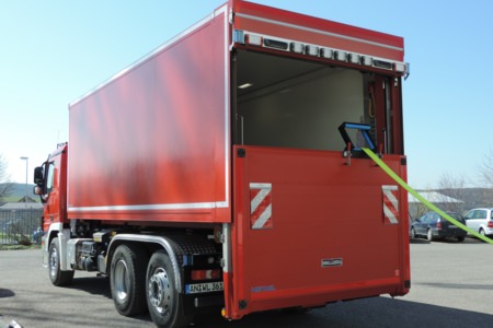 AB-Logistik - Herrieden, Ort/Kunde: Herrieden, Fahrzeug: Abrollbehälter, Typ: Abrollbehaelter - HENSEL Fahrzeugbau - Auslieferung Kundenfahrzeug